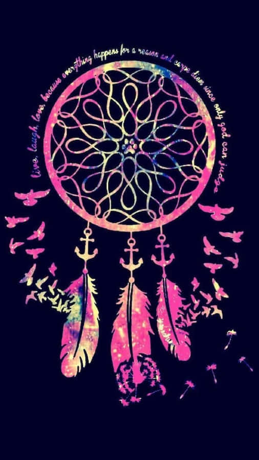 Colorful Aesthetic Dream Catcher Wallpaper