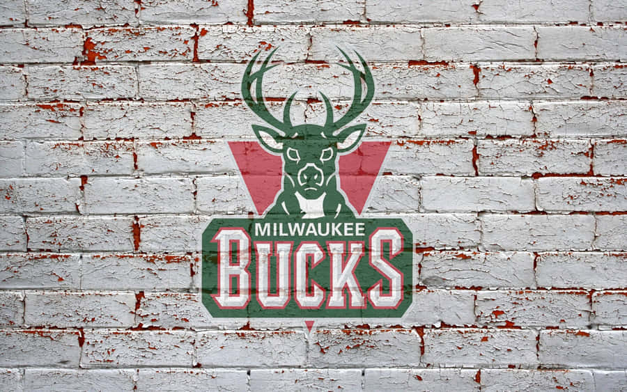 Colorful Milwaukee Bucks Logo Wallpaper
