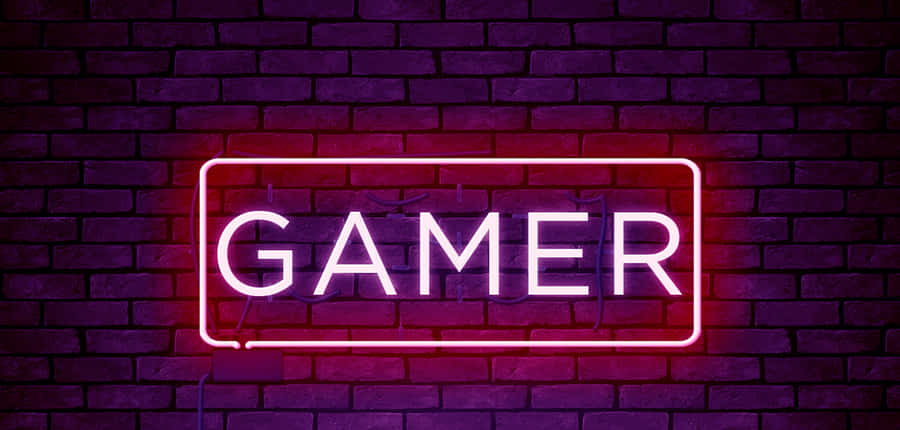 Come And Explore The World Of Neon Gaming Wallpaper