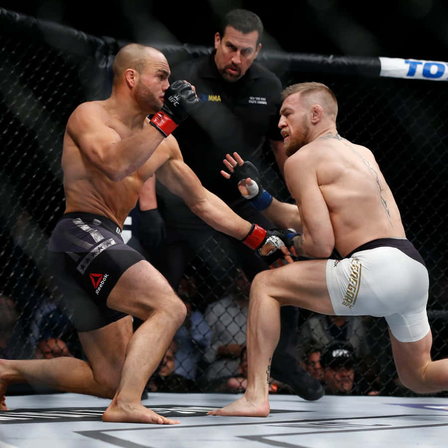 Connor Fight Eddie Alvarez Tight Wallpaper