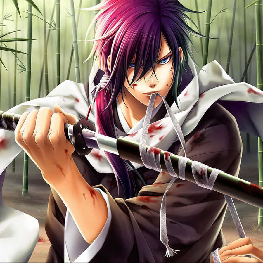 Cool Anime Character Filled With Mystery Wallpaper