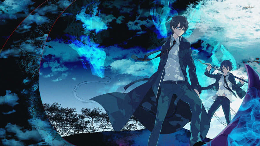 Cool Anime Characters Blue Sky Wallpaper