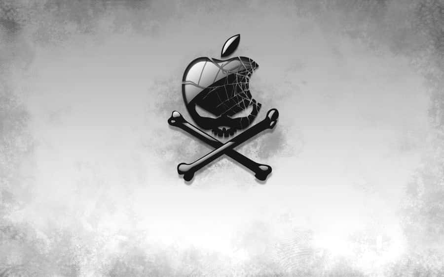 Cool Apple Crossbones Wallpaper