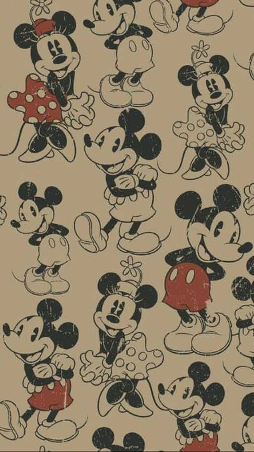 Cool Disney Characters Group Photo Wallpaper