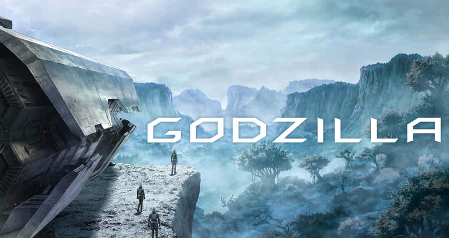 Cool Godzilla Forest Poster Wallpaper