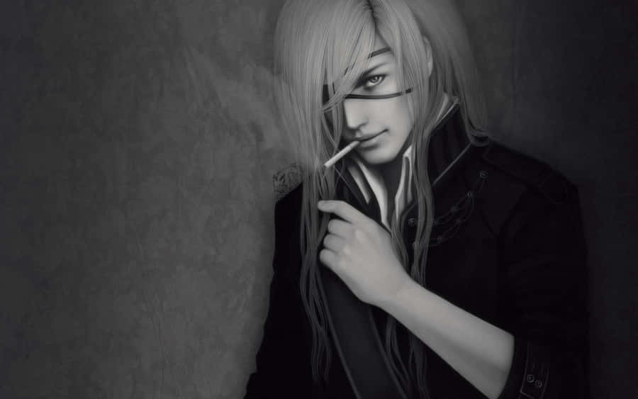 Cool Guy Cosplayer With Eyepatch Wallpaper
