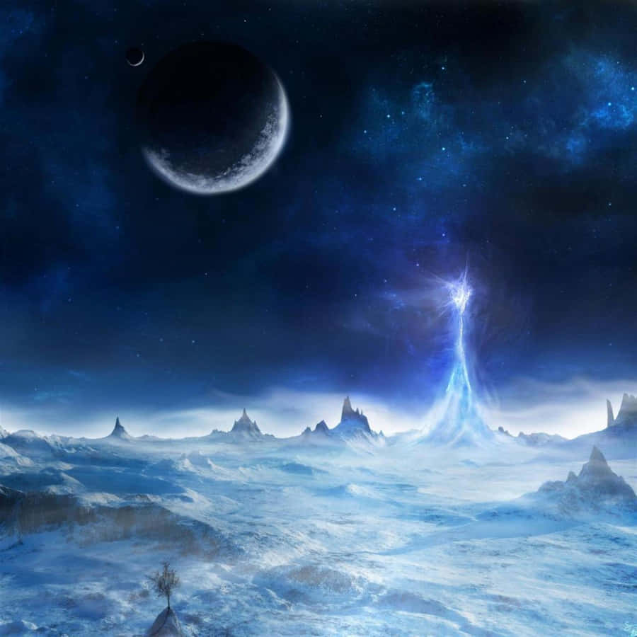 Cool Ipad Pro Moonlight Fantasy Wallpaper