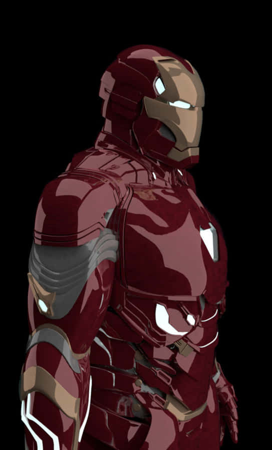 Cool Iron Man Fanart Iphone Wallpaper