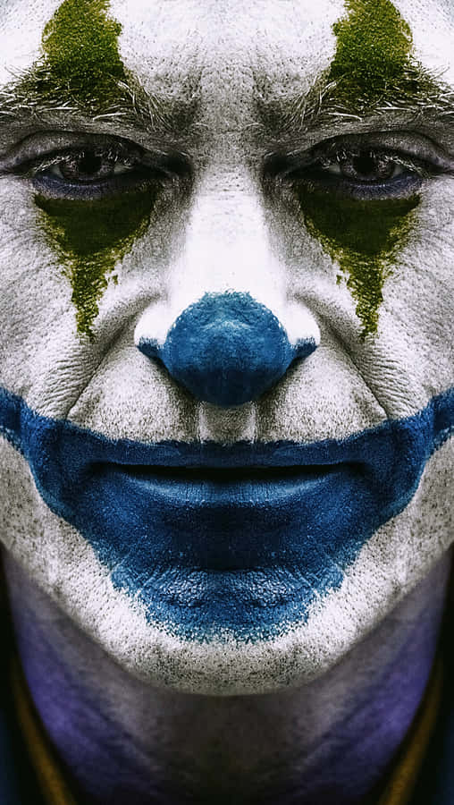 Cool Joker Close-up Face Wallpaper