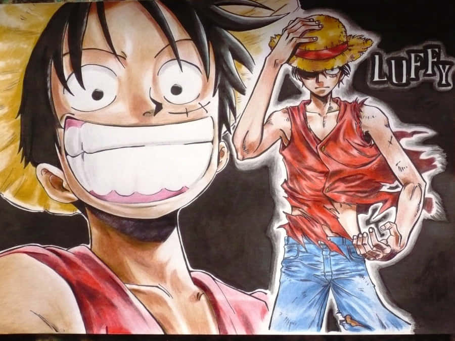 Cool Luffy Is Ready To Set Sail Wallpaper