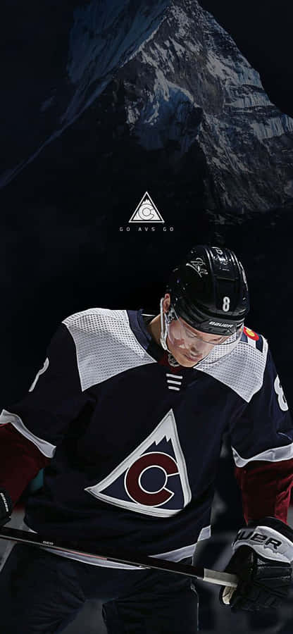 Cool Nhl Hockey Player With Stick Wallpaper