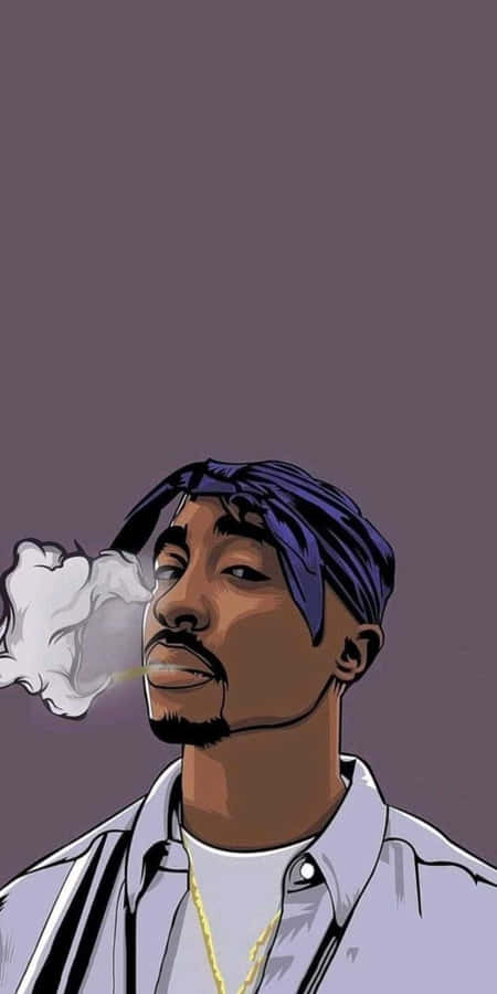 Cool Rap Vibes On The Mic Wallpaper