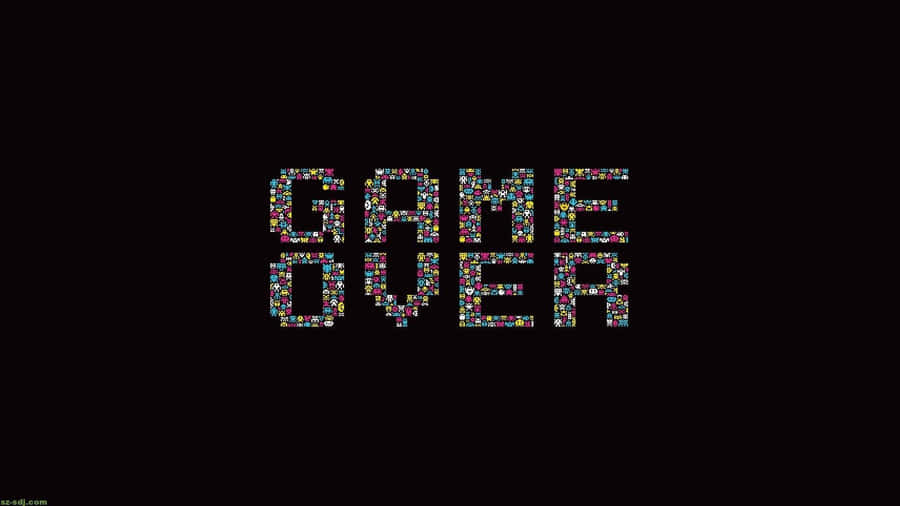 Cool Retro Game Over Wallpaper