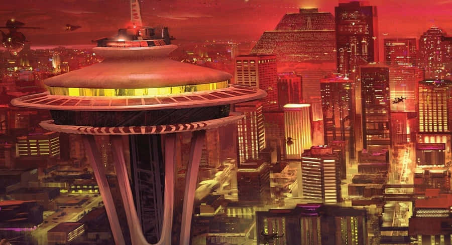 Cool Seattle From The Shadowrun Wallpaper