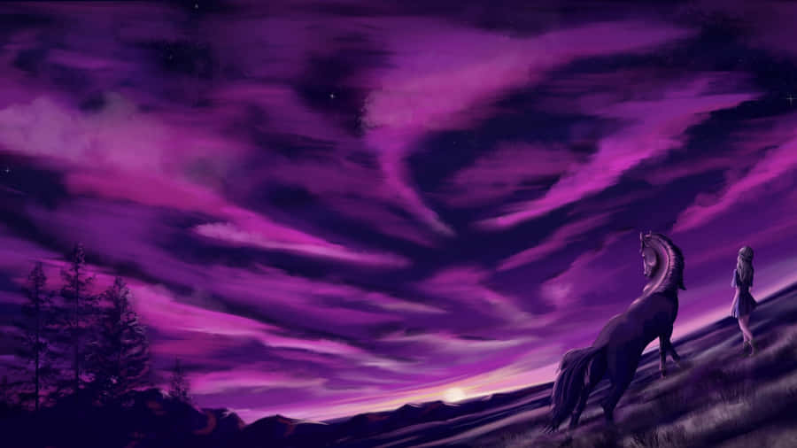 Cool Shades Of Purple Wallpaper