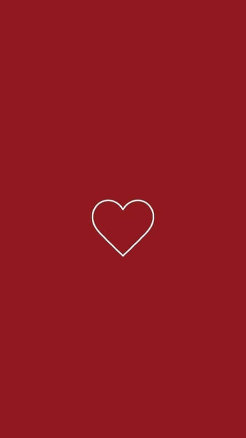 Cozy, Soft Red Aesthetic Wallpaper