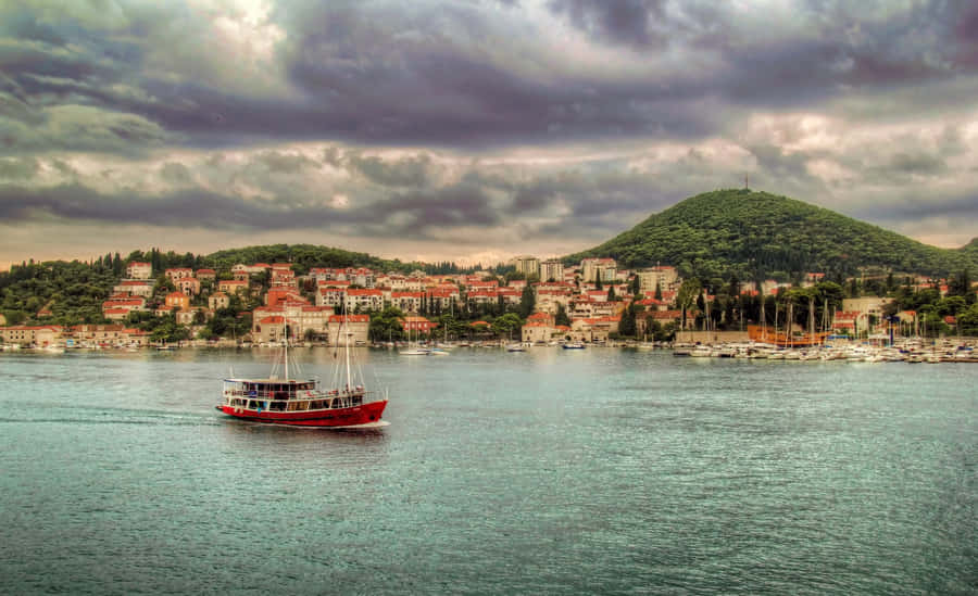 Crotia Under Gray Clouds Wallpaper