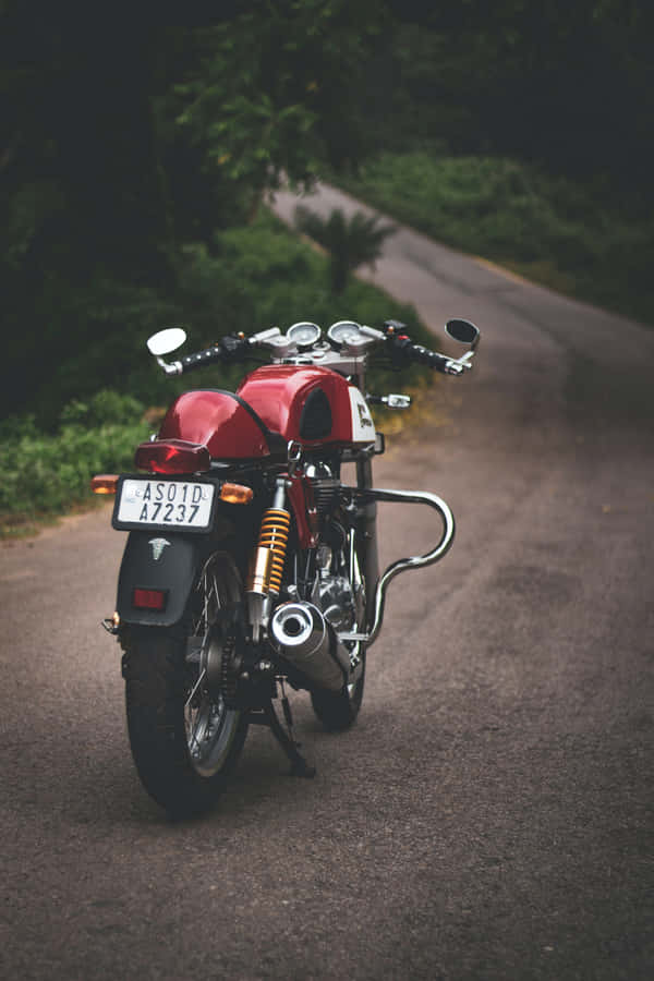 Cruising Into The Weekend On A Vintage Hd Motorcycle Wallpaper