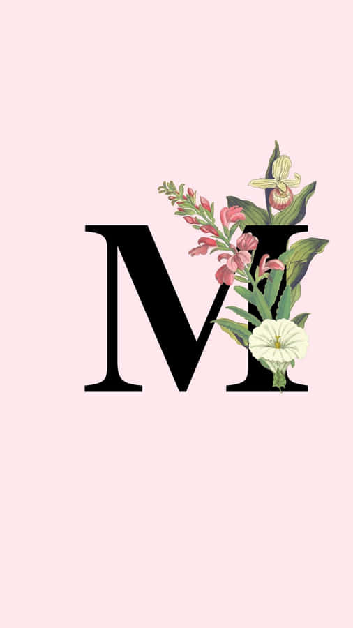 Cute Pastel M Wallpaper