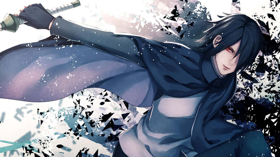 Cute Sasuke Looking Adorable Wallpaper