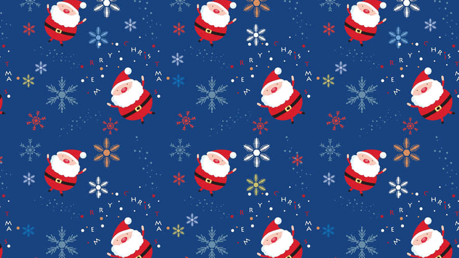 Cute Simple Christmas Pattern Wallpaper