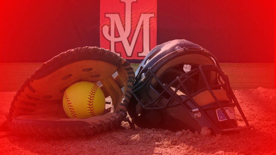 Cute Softball Gear Wallpaper