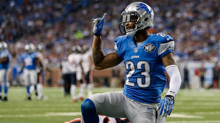 Darius Slay Philadelphia Eagles Kneeling Photography Wallpaper