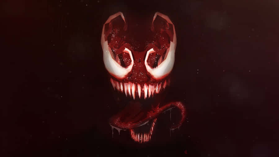 Dark And Mysterious Abstract Illustration Of Venom Wallpaper