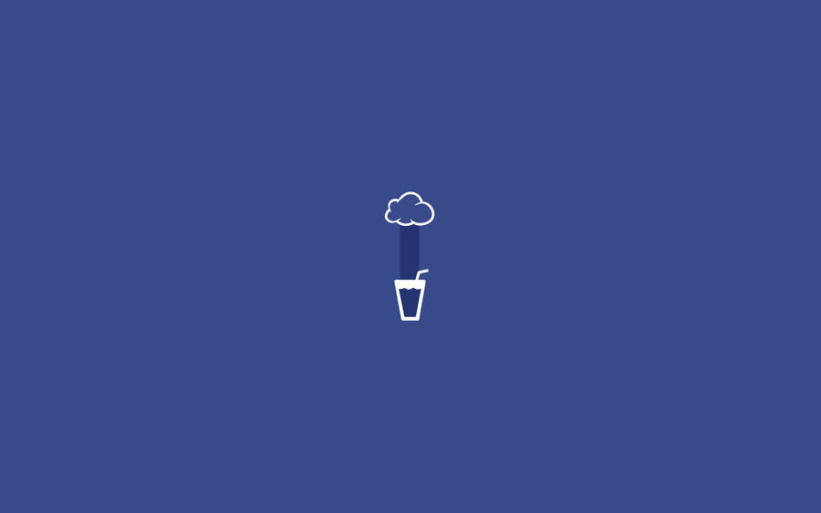 Dark Blue Aesthetic Cute Glass Wallpaper