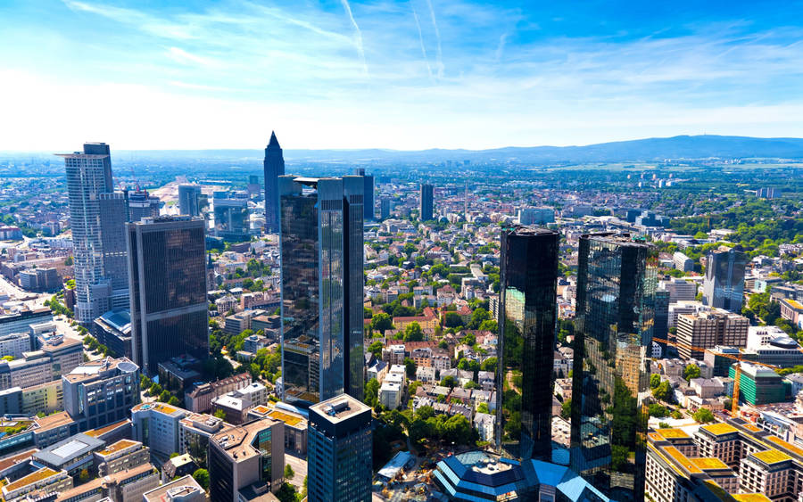 Daytime City View Wallpaper