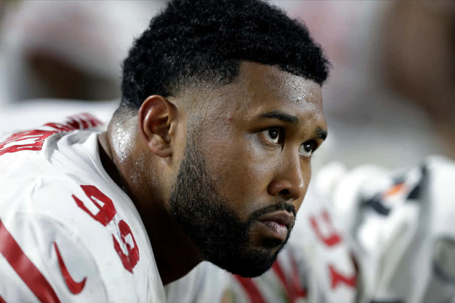 Deforest Buckner Football Player Portrait Wallpaper