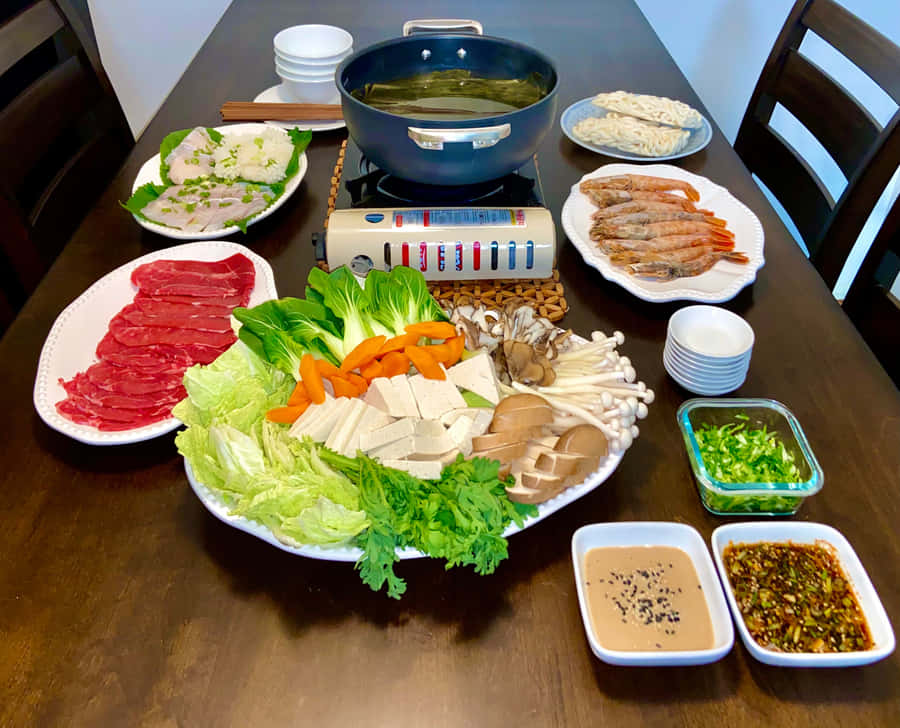 Delicious Shabu-shabu Experience Wallpaper