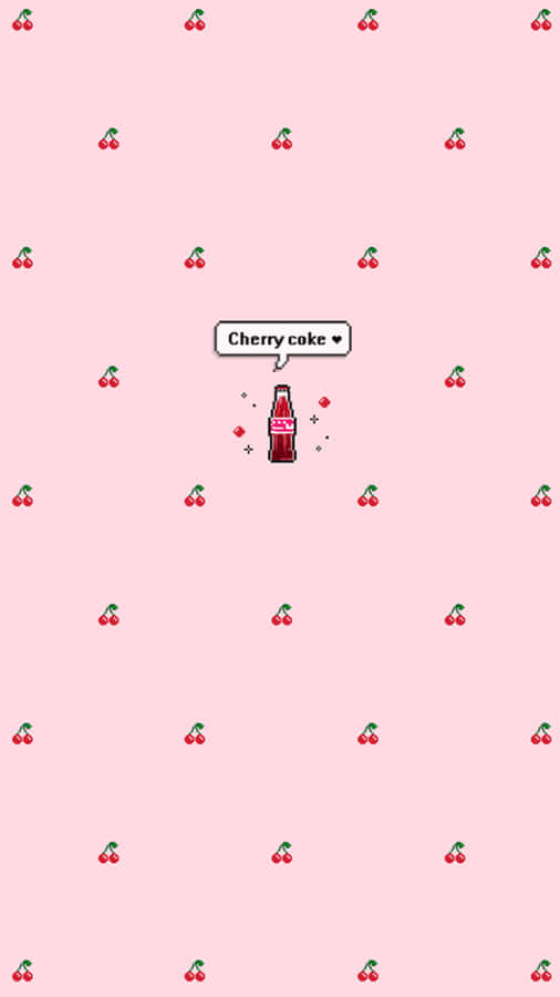 Delight In The Juicy Beauty Of The Cherry Aesthetic Wallpaper