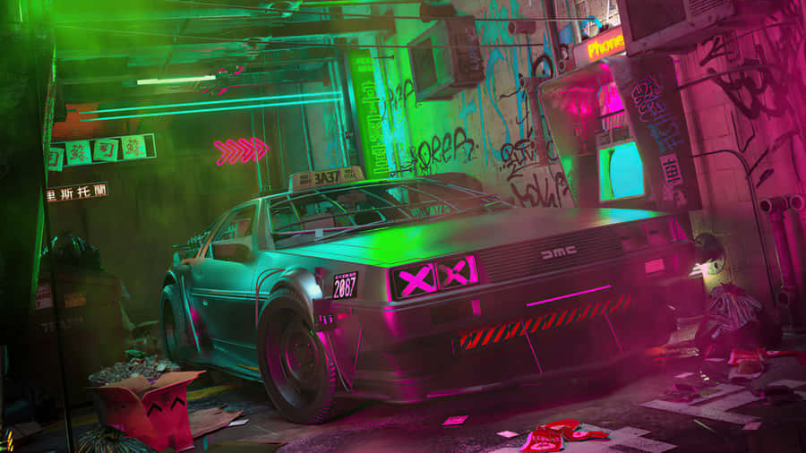 Delorean 4k 5120 X 2880 Wallpaper