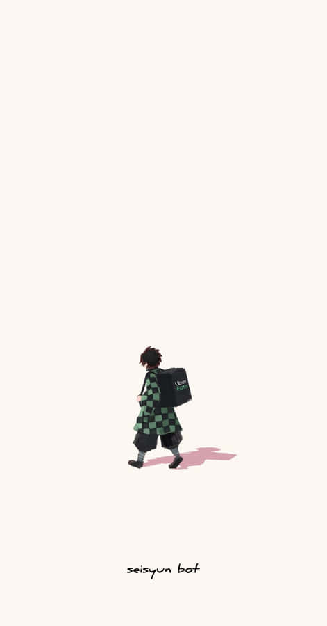 Demon Slayer In Action Wallpaper