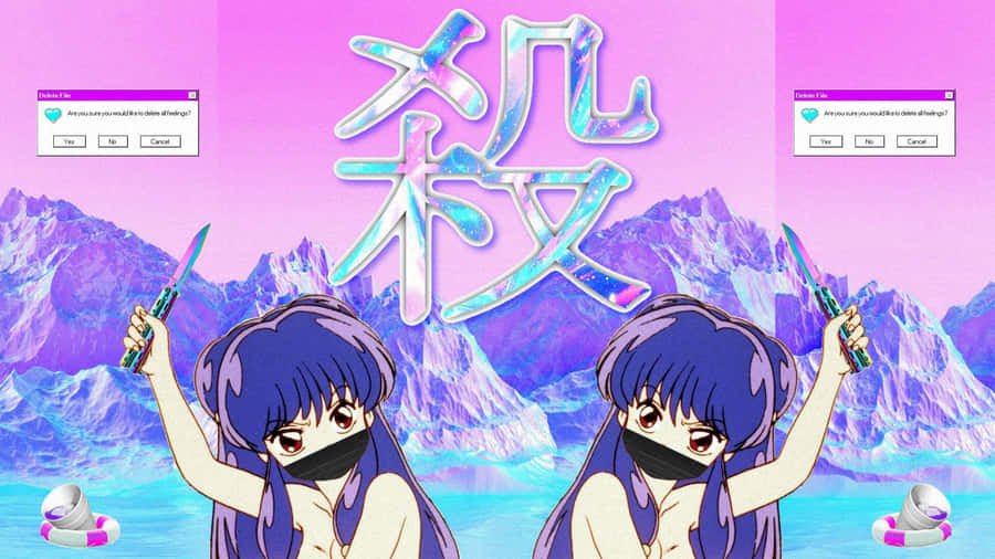 Desktop Art Anime Pfp Aesthetic Wallpaper