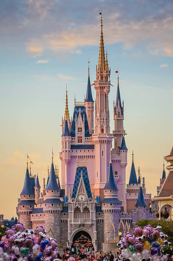 Disney World Cinderella Castle Iphone Wallpaper