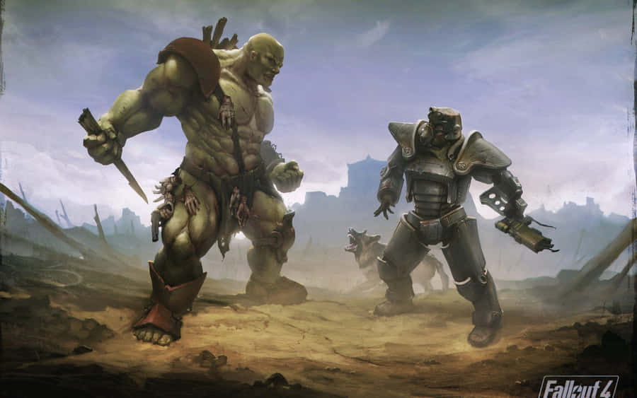 Dive Into The Post-apocalyptic World Of Fallout 4 On Your Computer. Wallpaper