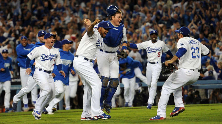 Dodgers Victory Celebration Wallpaper