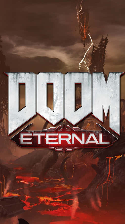 Doom Eternal Iphone Screen Display Wallpaper