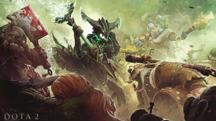Dota 2 Epic Batlle Wallpaper