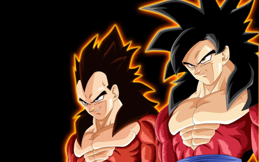 Dragon Ball Z Goku And Vegeta Super Saiyan 4 Wallpaper