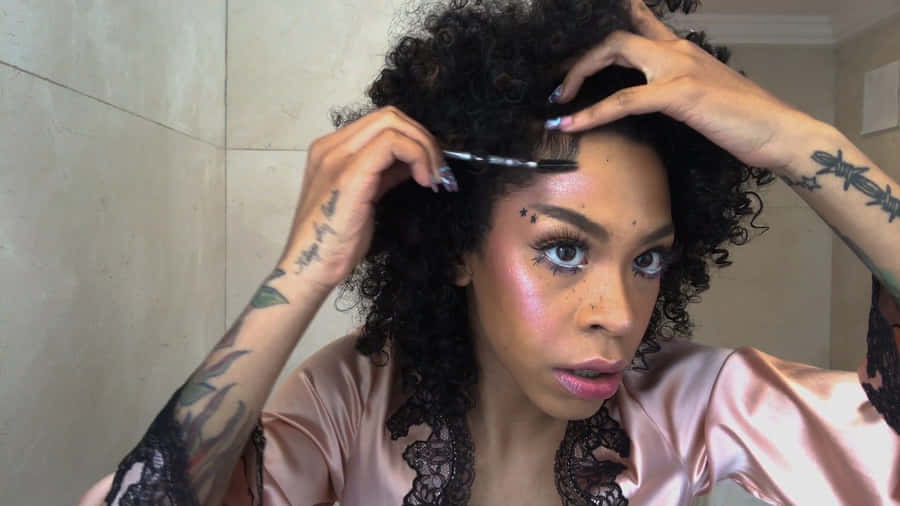 Dynamic Pop Artist Rico Nasty Wallpaper