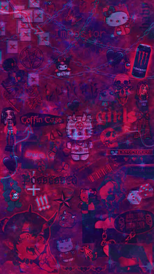 E-girl Aesthetic Hello Kitty Wallpaper