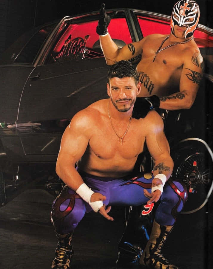 Eddie Guerrero And Rey Mysterio Poster Wallpaper