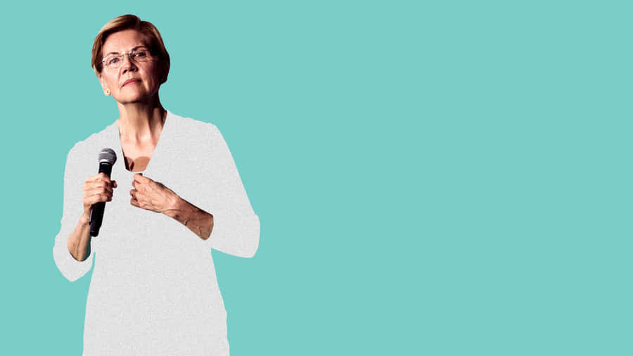 Elizabeth Warren Speaking Wallpaper