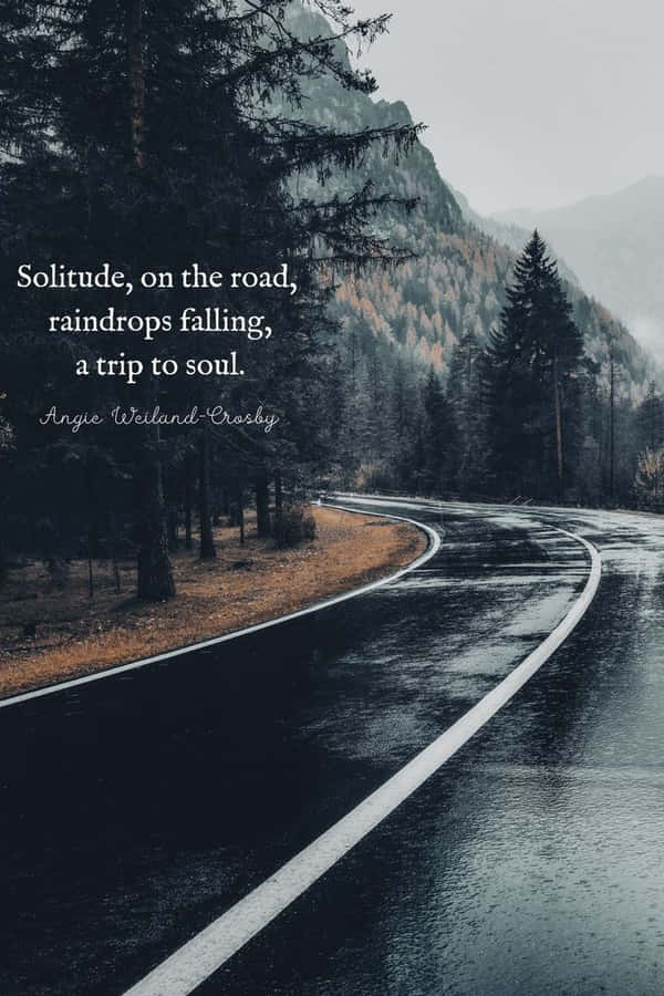 Embrace Even The Rainiest Days With Hope, Love And Courage. Wallpaper