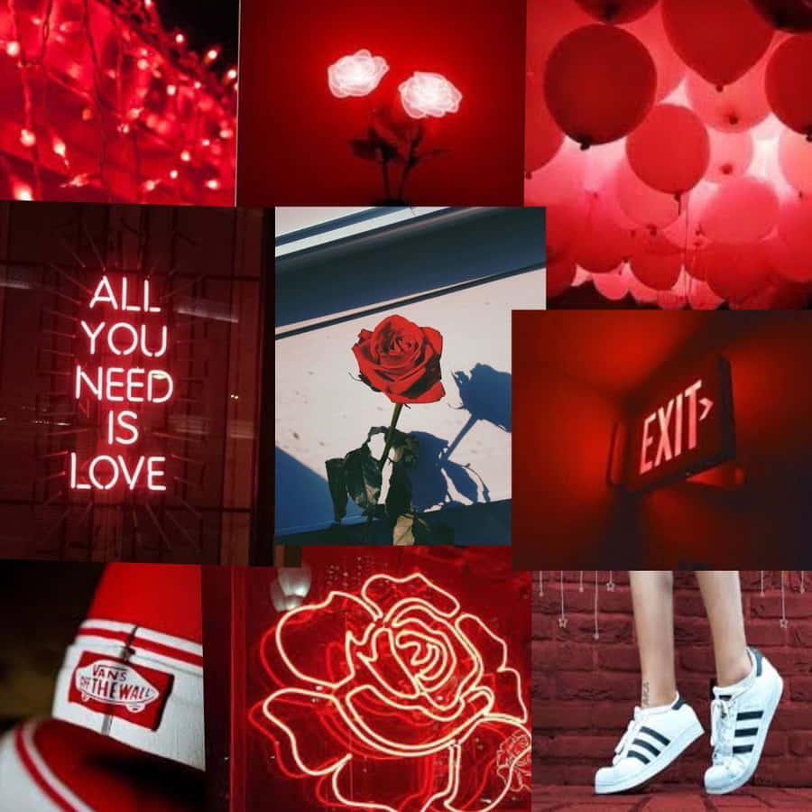 Embrace Maroon Aesthetic With This Minimalist Wallpaper Wallpaper