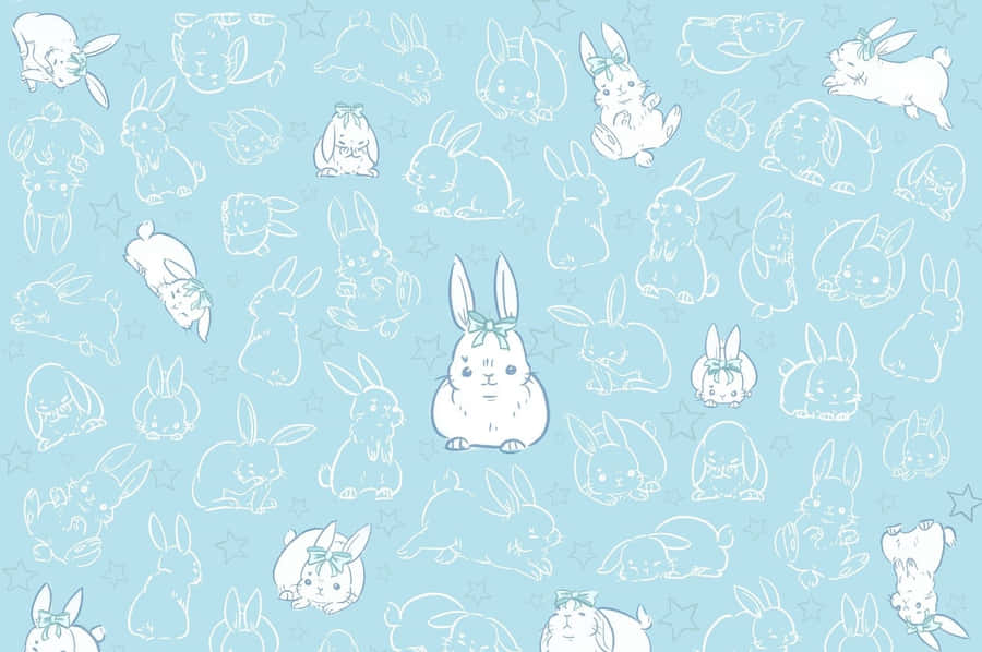 Embrace The Cuteness Of Pastel Colors With This Adorable Kawaii Pastel Laptop. Wallpaper