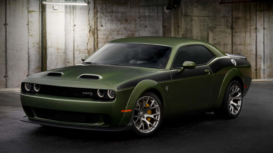 Embrace The Power - Experience The Dodge Challenger Wallpaper